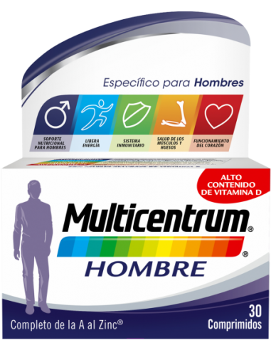 MULTICENTRUM HOMBRE 30 COMPRIMIDOS