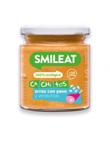 SMILEAT POTITO CON CACHITOS ARROZ PAVO Y VERDURAS 230 G