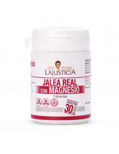 ANA MARIA LAJUSTICIA JALEA REAL CON MAGNESIO 60 CÁPSULAS