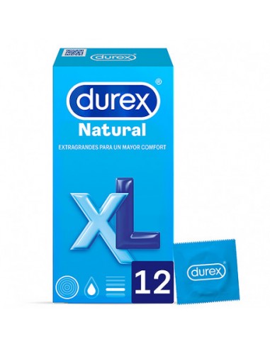 DUREX NATURAL XL 12 UNIDADES