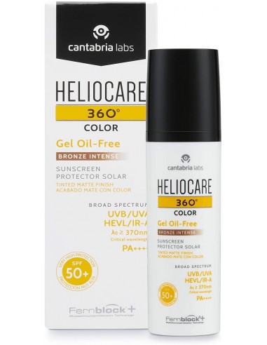HELIOCARE 360º SPF 50+ COLOR GEL OIL-FREE SOP 50+ 50 ML COLOR BRONZE INTENSE