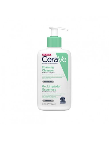 CERAVE GEL LIMPIADOR ESPUMOSO 473 ML