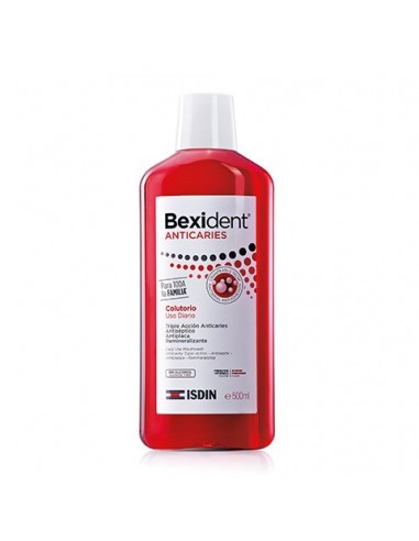 ISDIN BEXIDENT ANTICARIES COLUTORIO 500 ML