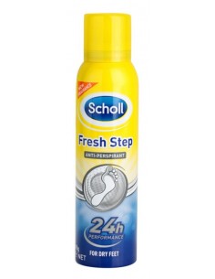 SCHOLL FRESH STEP ANTITRANSPIRANTE PIES AEROSOL 150 ML