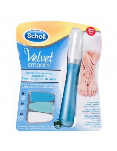 DR SCHOLL VELVET SMOOTH LIMA ELECTRONICA UÑAS RECARGABLE