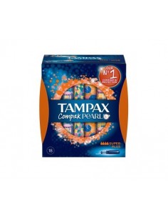 TAMPAX COMPAK PEARL SUPER PLUS 18 U