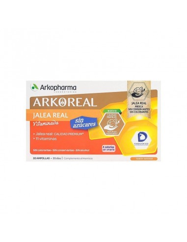 ARKOREAL JALEA REAL VITAMINADA 1000 SIN AZUCAR 15 ML 20 AMP