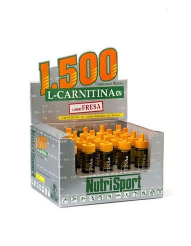 NUTRISPORT L-CARNITINA 1500 FRESA 25 ML