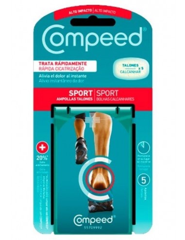 COMPEED AMPOLLAS MEDIANAS CON ALMOHADILLADO 5 APOSITOS