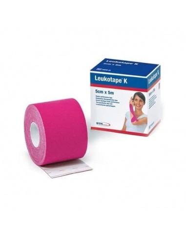 LEUKOTAPE K VENDAJE ROSA 5 CM X 5 CM