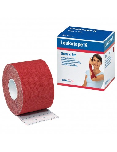 LEUKOTAPE K 5X5 ROJO