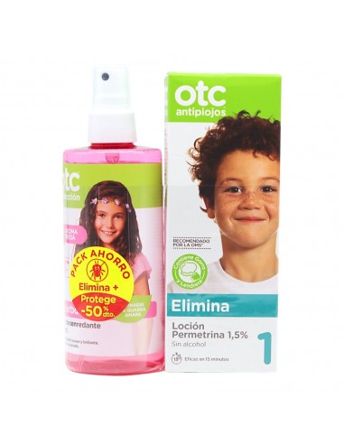 OTC ANTIPIOJOS PERMETRINA LOCION + FRESA SPRAY ARBOL DE TE