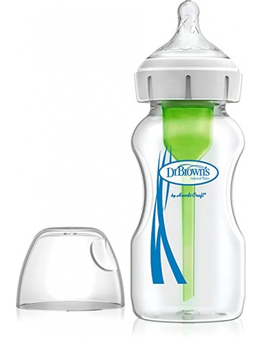 DR BROWN´S BIBERON VIDRIO BOCA  ANCHA 270 ML