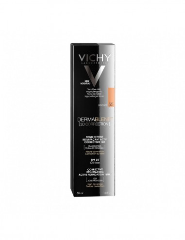 VICHY DERMABLEND 3D CORRECTION SPF 25 OIL FREE  TONO 55