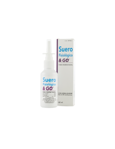 SUERO FISIOLOGICO & GO CON NEBULIZADOR 60 ML