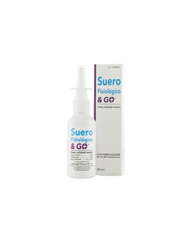 SUERO FISIOLOGICO & GO CON NEBULIZADOR 60 ML